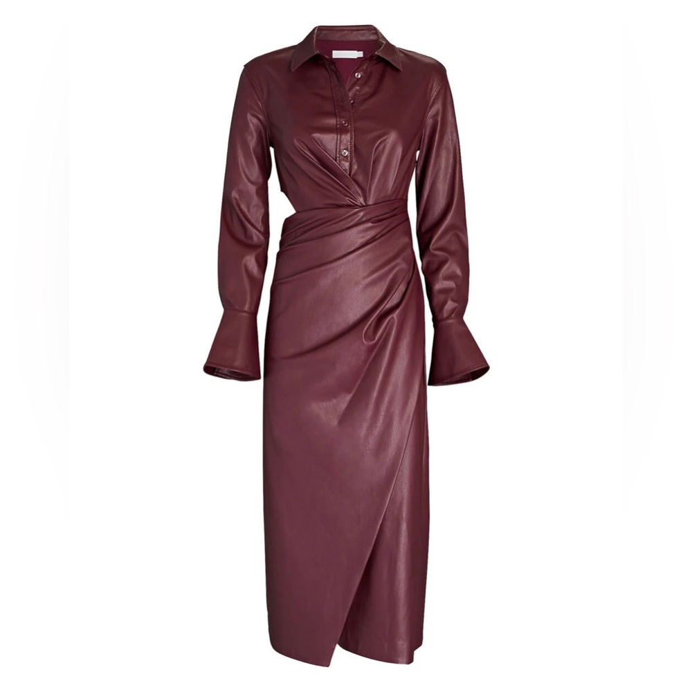 For All Man Kind XS Burgundy Dress